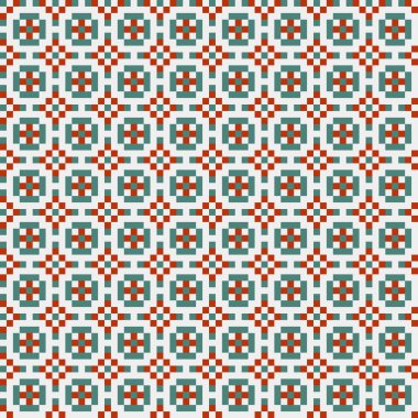 Soyut çapraz desenli üretken hesaplama sanatı çizimi