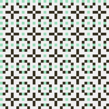 Soyut çapraz desenli üretken hesaplama sanatı çizimi