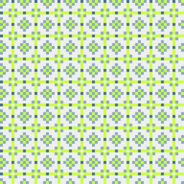 Soyut çapraz desenli üretken hesaplama sanatı çizimi 