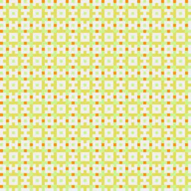 Soyut çapraz desenli üretken hesaplama sanatı çizimi