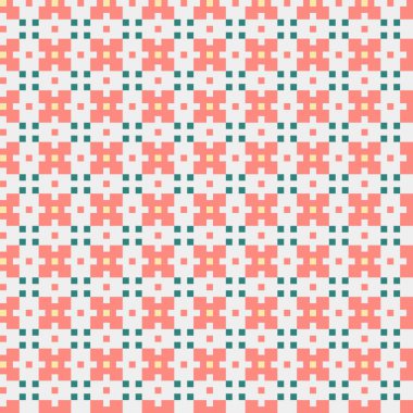 Soyut çapraz desenli üretken hesaplama sanatı çizimi