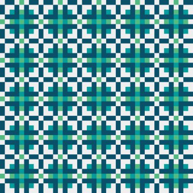 Soyut çapraz desenli üretken hesaplama sanatı çizimi 