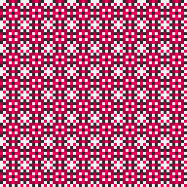 Soyut çapraz desenli üretken hesaplama sanatı çizimi 