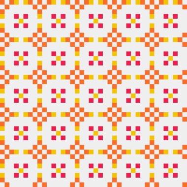 Soyut çapraz desenli üretken hesaplama sanatı çizimi 