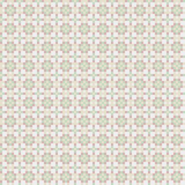 Soyut çapraz desen, üretken hesaplama sanatı, vektör illüstrasyonu 