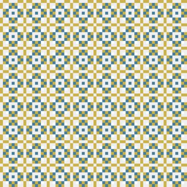 Soyut çapraz desen, üretken hesaplama sanatı, vektör illüstrasyonu 