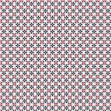 Soyut çapraz desenli üretken hesaplama sanatı çizimi 