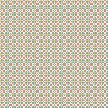 Soyut çapraz desenli üretken hesaplama sanatı çizimi