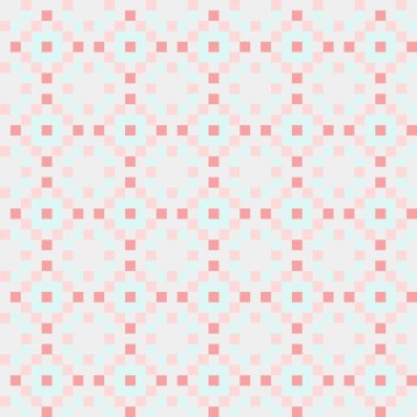 Soyut çapraz desenli üretken hesaplama sanatı çizimi 