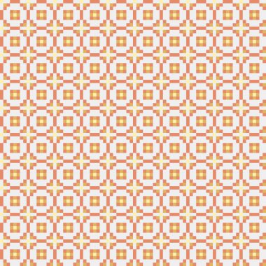 Soyut çapraz desen, üretken hesaplama sanatı, vektör illüstrasyonu 