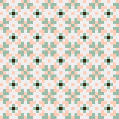 Soyut çapraz desenli üretken hesaplama sanatı çizimi 