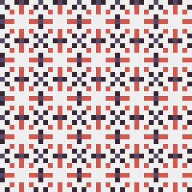 Soyut çapraz desenli üretken hesaplama sanatı çizimi 