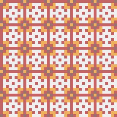 Soyut çapraz desenli üretken hesaplama sanatı çizimi 