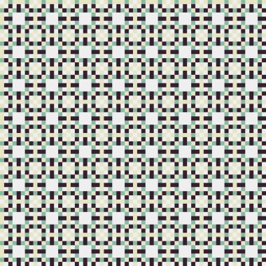 Soyut çapraz desenli üretken hesaplama sanatı çizimi