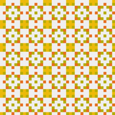 Soyut çapraz desenli üretken hesaplama sanatı çizimi