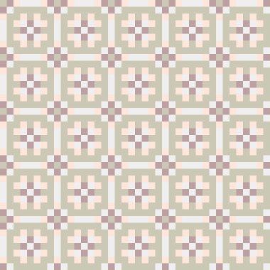 Soyut Geometrik Desen, üretken hesaplayıcı sanat vektörü çizimi