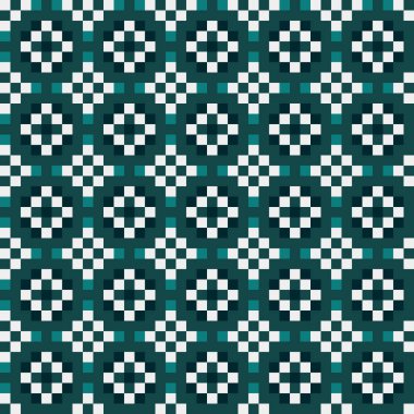 Soyut Geometrik Desen, üretken hesaplayıcı sanat vektörü çizimi