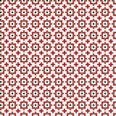 Soyut çapraz desenli üretken hesaplama sanatı çizimi