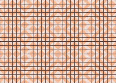 Soyut Geometrik Desen, üretken hesaplayıcı sanat vektörü çizimi