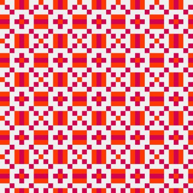 Soyut Geometrik Desen, üretken hesaplayıcı sanat vektörü çizimi