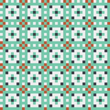 Soyut çapraz desenli üretken hesaplama sanatı çizimi