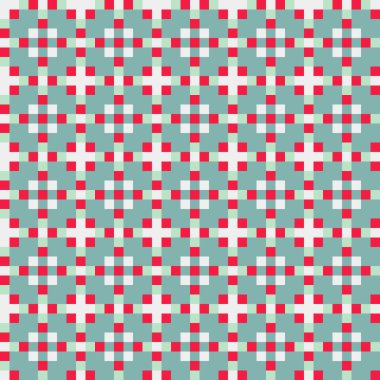 Soyut çapraz desenli üretken hesaplama sanatı çizimi