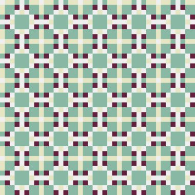 Soyut çapraz desenli üretken hesaplama sanatı çizimi