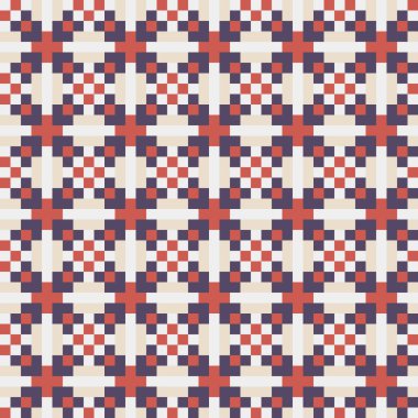 Soyut Geometrik Desen, üretken hesaplayıcı sanat vektörü çizimi