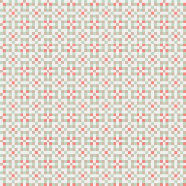 Soyut Geometrik Desen, üretken hesaplama sanatı, vektör illüstrasyonu