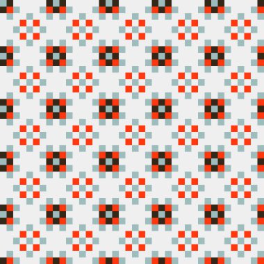 Soyut Geometrik Desen, üretken hesaplayıcı sanat vektörü çizimi