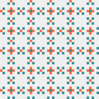 Soyut Geometrik Desen, üretken hesaplama sanatı, vektör illüstrasyonu