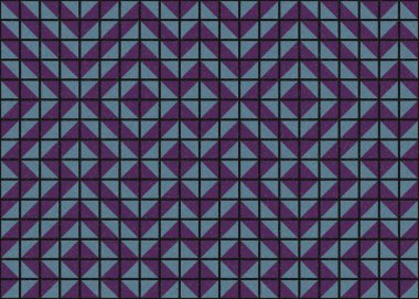 Soyut Geometrik Desen, üretken hesaplayıcı sanat vektörü çizimi