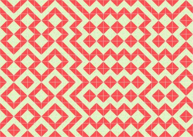 Soyut Geometrik Desen, üretken hesaplayıcı sanat vektörü çizimi