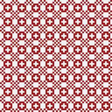 Soyut çapraz desen, üretken hesaplama sanatı, vektör illüstrasyonu 