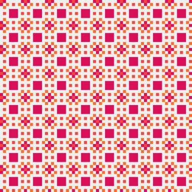 Soyut Geometrik Desen, üretken hesaplama sanatı, vektör illüstrasyonu