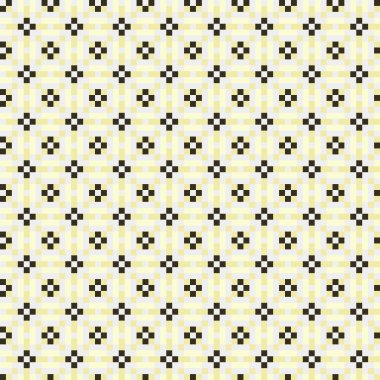 Soyut Geometrik Desen, üretken hesaplama sanatı, vektör illüstrasyonu