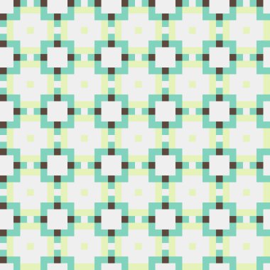 Soyut çapraz desenli üretken hesaplama sanatı çizimi