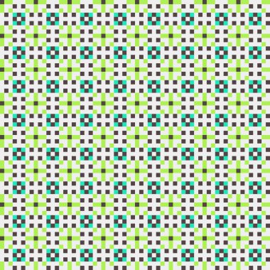 Soyut çapraz desenli üretken hesaplama sanatı çizimi