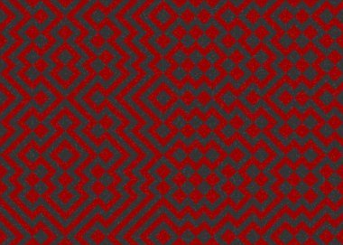 Soyut Geometrik Desen, üretken hesaplayıcı sanat vektörü çizimi