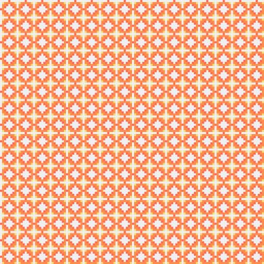 Soyut Geometrik Desen, üretken hesaplama sanatı, vektör illüstrasyonu