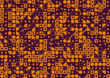 Soyut Geometrik Desen üretken hesaplama sanatı çizimi