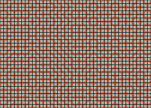 Abstraktes Geometrisches Muster Generative Computergestützte Vektor Illustration — Stockvektor