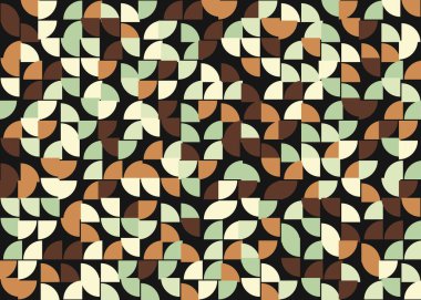 Soyut Geometrik Desen üretken hesaplama sanatı çizimi