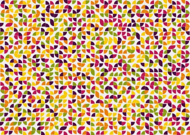 Soyut Geometrik Desen üretken hesaplama sanatı çizimi