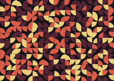 Soyut Geometrik Desen üretken hesaplama sanatı çizimi