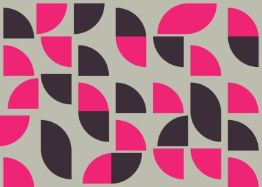 Soyut Geometrik Desen üretken hesaplama sanatı çizimi