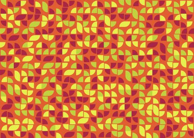 Soyut Geometrik Desen üretken hesaplama sanatı çizimi