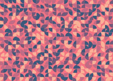 Soyut Geometrik Desen üretken hesaplama sanatı çizimi