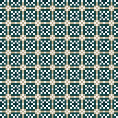 Soyut çapraz desenli üretken hesaplama sanatı çizimi