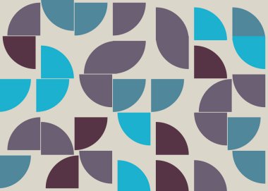 Soyut Geometrik Desen üretken hesaplama sanatı çizimi